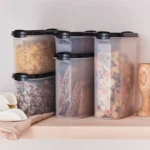 Tupperware oval set bakliyat saklama kabı kiler düzenleyici 5li