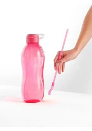 Tupperware 2 Litre Eko Sise Pembe Pipetli Buyuk Boy Suluk