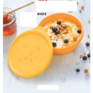 Tupperware Bal Petegi Desenli Yayvan Kase 650ml Bal Sarisi Musli Kabi